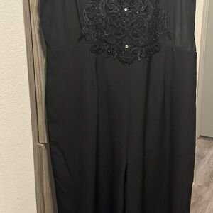 Fashion Nova Black Wide Leg Jumpsuit